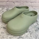 Adidas Adifom Stan Smith Mule Silver Green Women’s Size 8 Platform Clog Photo 3