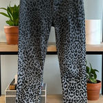 Hudson Jeans Nico Super Skinny Mid-Rise Ombre Leopard Print Stretch Jeans, 27 Photo 0