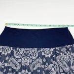 Lucky in Love Pleated Tennis Skort Women's Size Small Navy Blue Bandana Paisley Photo 7