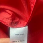 Tuckernuck  Teagan Popover Coral Blouse Size Medium Photo 8