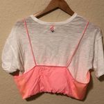 FP Movement by Free People Pink and White Crop Top Photo 1