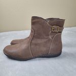 Sporto  Boots Womens 9 M Flynn Ankle Booties Brown Faux Leather Casual Round Photo 2