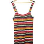 Marine layer NWOT Women’s Fiona Crochet Stripe Dress Multicolor Size M Photo 4