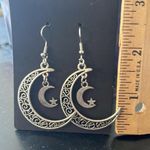 Crescent Moon and Star Earrings Photo 1