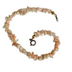 Vintage Salmon Coral Chips Bracelet Photo 9