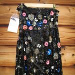 Mac Duggal 93695 Womens Black Floral Sequined Strapless Column Gown Photo 10