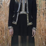 Ixiah Skirt with Embelished Piece Sz. 2 Black Photo 0