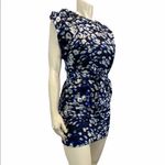 W118 By Walter Baker  XS Blue Abstract Dress Photo 2