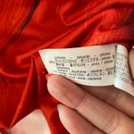 ZARA  Xevi Sola Red High Neck Abstract Long Sleeve Bodysuit Women's size Small Photo 10