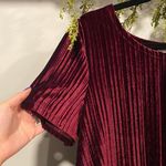 Signature Collection Velvet Magenta Blouse Photo 1