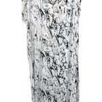 Lemlem Black And White Hana Caftan Silk Maxi Dress Size S,M Photo 0