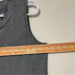 August Silk Gray Knit Sleeveless Top Tank Shirt
Fitted Office Scalloped Neckline Photo 5