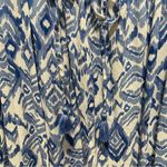 Jessica Simpson Strapless Printed Maxi Dress Blue and White Size Medium Photo 6