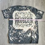 Gildan Somebody's Problem Cheetah Print Bleach Dyed Graphic Tee Photo 5