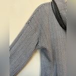 Calvin Klein Houndstooth Cowl Neck Sweater M Photo 3