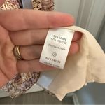 Marie Oliver Paisley Print Linen Blend Mini Dress | Long Sleeve | Size Small Photo 4