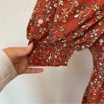 Trixxi Floral Mini Dress - Rust Photo 5