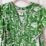 Anthropologie Maeve Green White Florals Cassandra Maxi Dress Large Photo 4