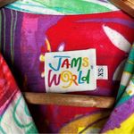 Jams World  Vintage Women’s Short Sleeve Button Down Shirt Size XS Photo 2