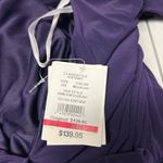 Oleg Cassini 
Three-Quarter Sleeve Wrap Front Sheath Gown
Size 22W Color:eggplant Photo 7