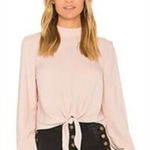 Avec Les Filles ANTHROPOLOGIE  Tie Front Long Sleeve Blouse Size XS Photo 0