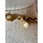 J.Crew J.‎ Crew Antique Gold Rhinestone Crystal Pave Peach Cluster Statement Necklace Photo 4