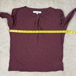 joe's jeans Joe’s‎ Jeans Twist Neck Long Sleeve Top Vineyard Wine Red M Photo 6