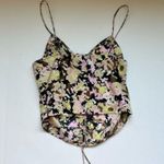 VERO MODA  Chaddie Camisole Floral Top Black Size X-Small NWT Photo 3