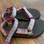Teva  Colorful Diamond Pattern Sandals Photo 6