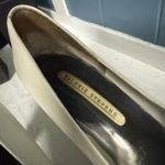 Valerie Stevens Vintage Women's Pump Heels Almond Toe Ivory Pearl Leather 8M Photo 7