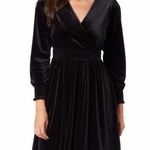 Briggs New York Briggs NWT Long Sleeve Black Velvet Dress Photo 0