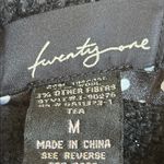 Twenty One Black and White Women's Jacket Photo 1