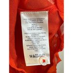 Maeve Women's Size M Orange Ruffled Button Down Blouse EUC Photo 7