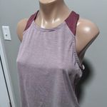 The North Face  Tank Top Mauve Purple Stripe Medium Photo 1