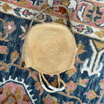 Clare V Sisal Alice Woven Raffia Round Beach Crossbody Handbag Purse Photo 3