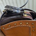 Tignanello leather caramel and brown crossbody Photo 4