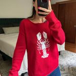 Red Lobster Sweater Size XS Photo 1