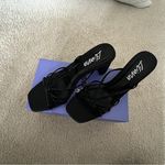 Liliana  Black Strappy Women's Heels Photo 1