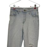 Levi's Womens Jeans 724 High Rise Straight Crop Distressed Light Wash Denim 26 Photo 5