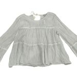 Madewell  Tiered Top in Haysboro Stripe COLOR White Wash Photo 4