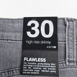 joe's jeans Joe’s Jeans Flawless High Rise Skinny Gray Jeans Raw Hem Stretch Denim Size 30 Photo 8