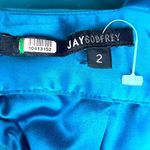 Jay Godfrey  Clark Dress strapless teal floor length gown size 2 Photo 3