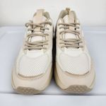 Nicole Miller  Hawk Sneaker Cream Beige Lace-up Athletic Shoes Women's Size 9.5 Photo 6