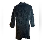 Bebe  VINTAGE LEATHER RABBIT FUR COAT Photo 1