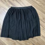 Modcloth  Plus Sz 1X Skirt Black Layered Tulle Knee Length Elastic Waist Pull On Photo 7