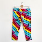 LOUDMOUTH Captain Thunderbolt Leggings Size Large Red Photo 4