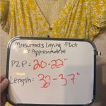 WISH Rent the Runway Golden Bloom dress sz L $191 Yellow Size L Photo 8