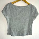 Aeropostale Seriously soft Y2K style Gray cropped babydoll tee Women's Size XL Photo 2