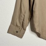 beach lunch lounge women Kimberly long sleeve Shirt khaki size L NWT Photo 6