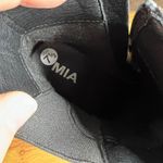 MIA  Platform Chunky Heel Ankle Boots 7.5 Black Faux Leather Goth Whimsygoth NEW Photo 4